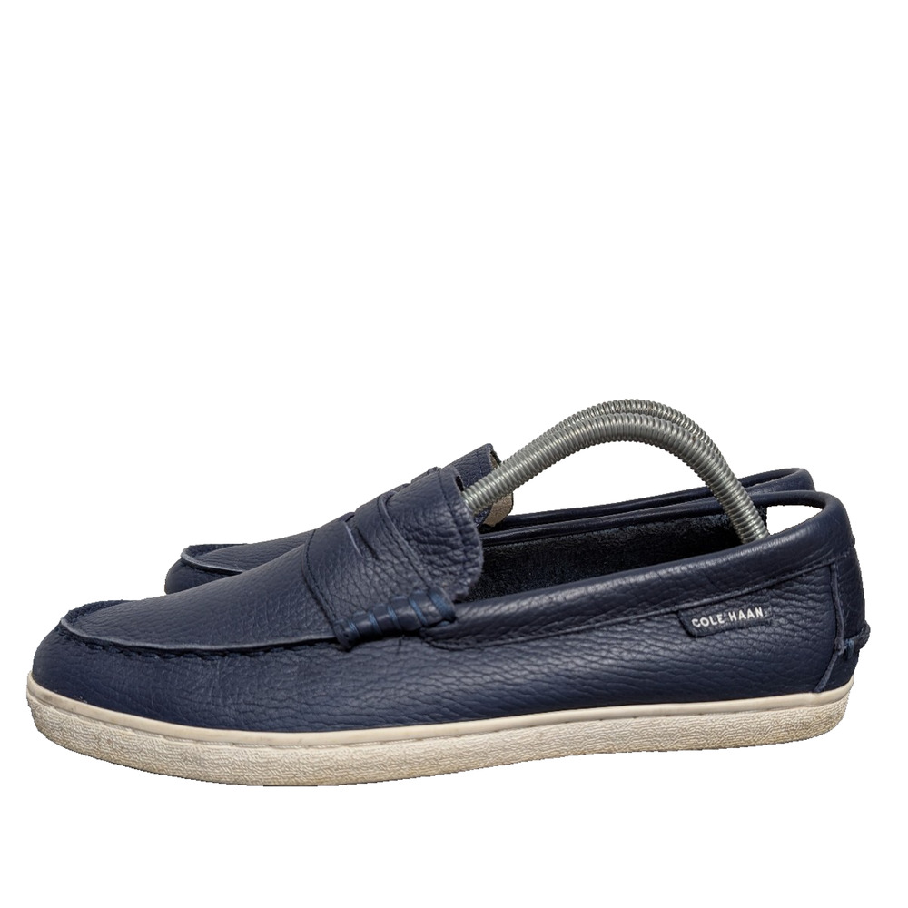Cole Haan Grand OS Penny Loafer Mens 8.5 Leather Pinch Nautical Preppy Comfort